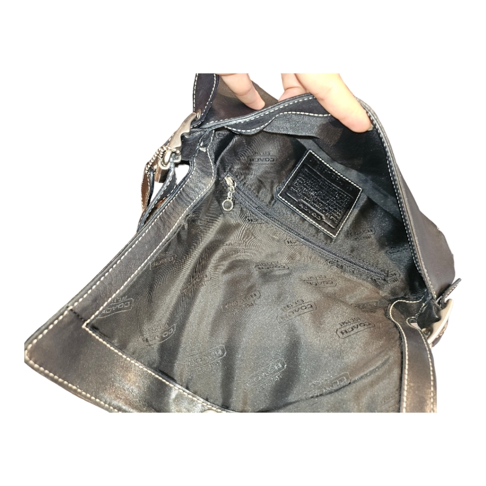 Coach Small Leather Shoulder Bag - Picture 3 of 5